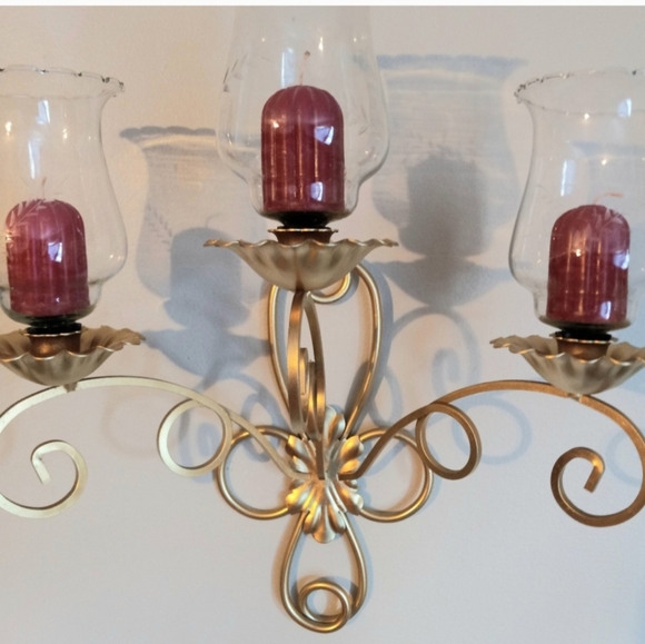 Scone Holder With Sconces - Picture 1 of 4